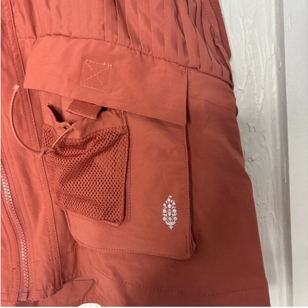 NWOT Free People Movement Pleaty Please Vest Rust Orange Size Large - Picture 9 of 9